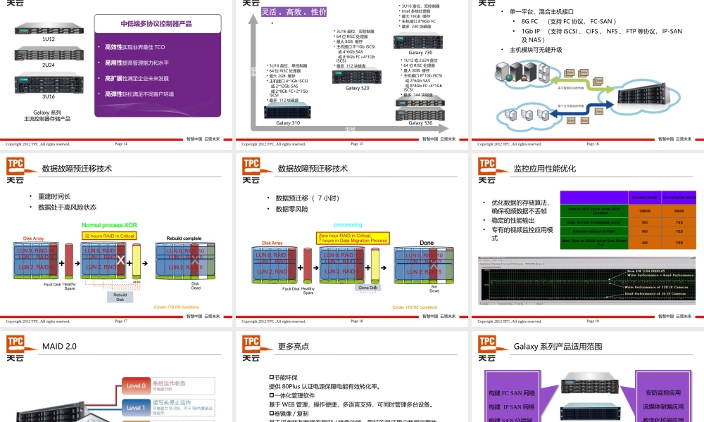 天云存储科技公司产品介绍v10-存储