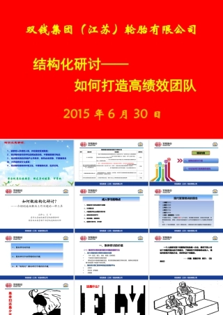 如何打造高绩效团队(PPT 49页)