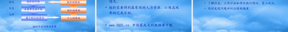 某公司绩效与绩效管理概述
