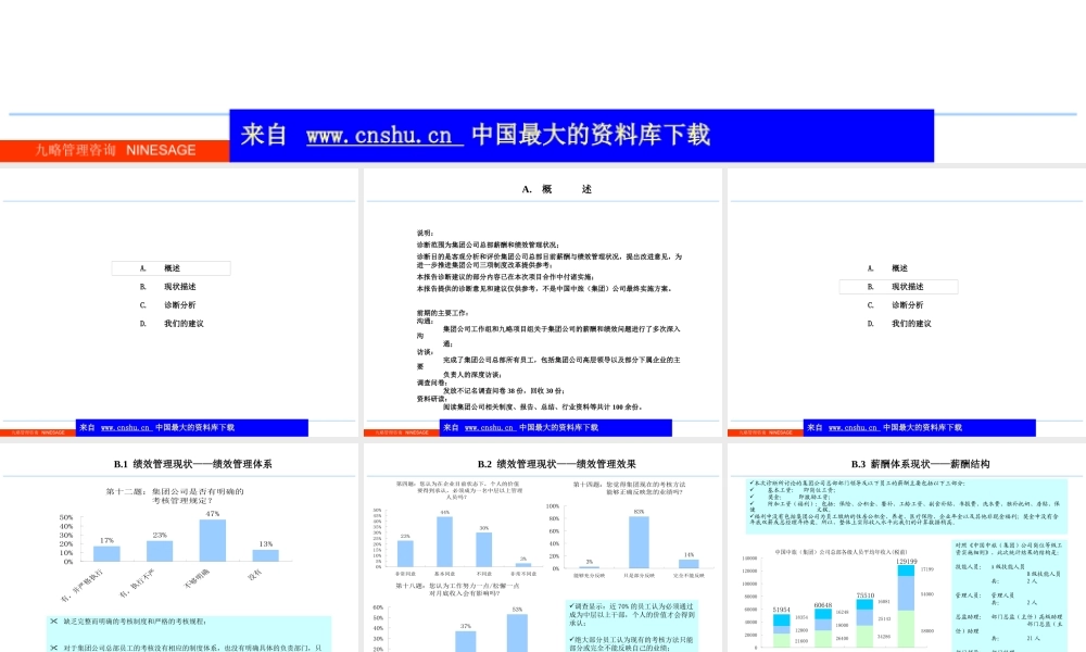 某公司绩效与薪酬管理诊断报告
