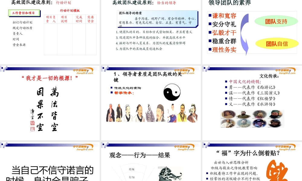 如何打造高绩效团队(PPT 93页)