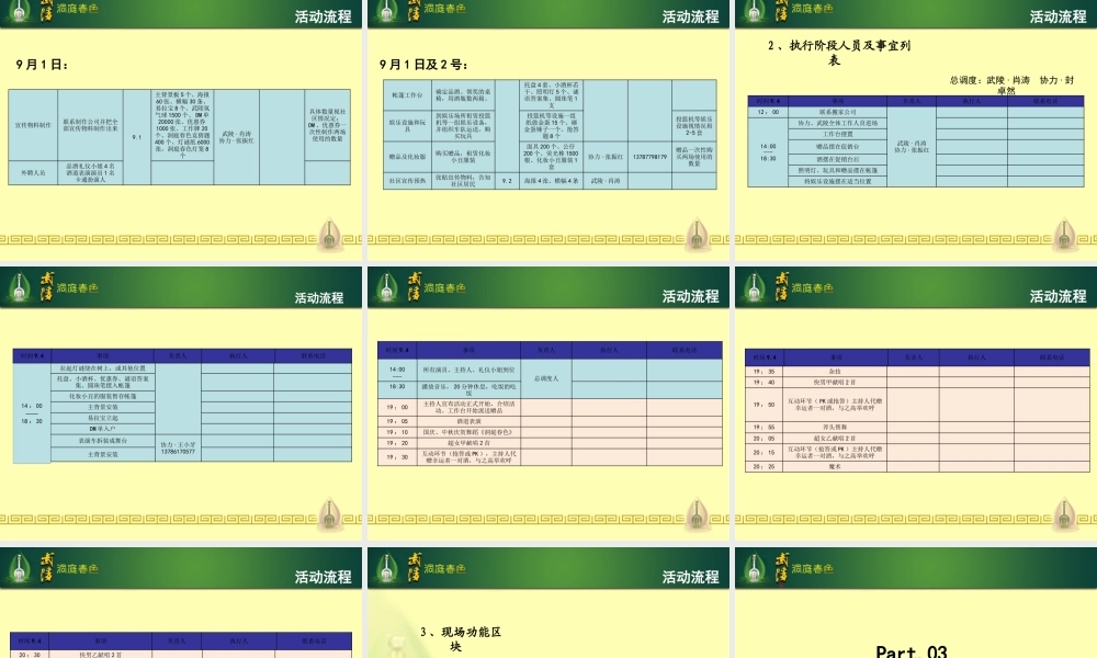 某公司嘉年华活动策划方案