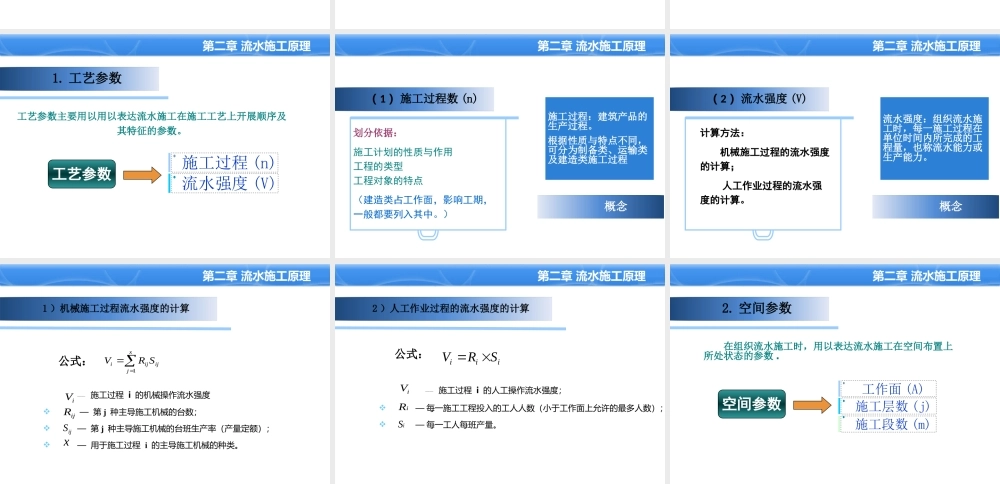 施工组织第二章