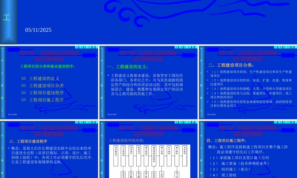 施工组织概论(ppt 40页)