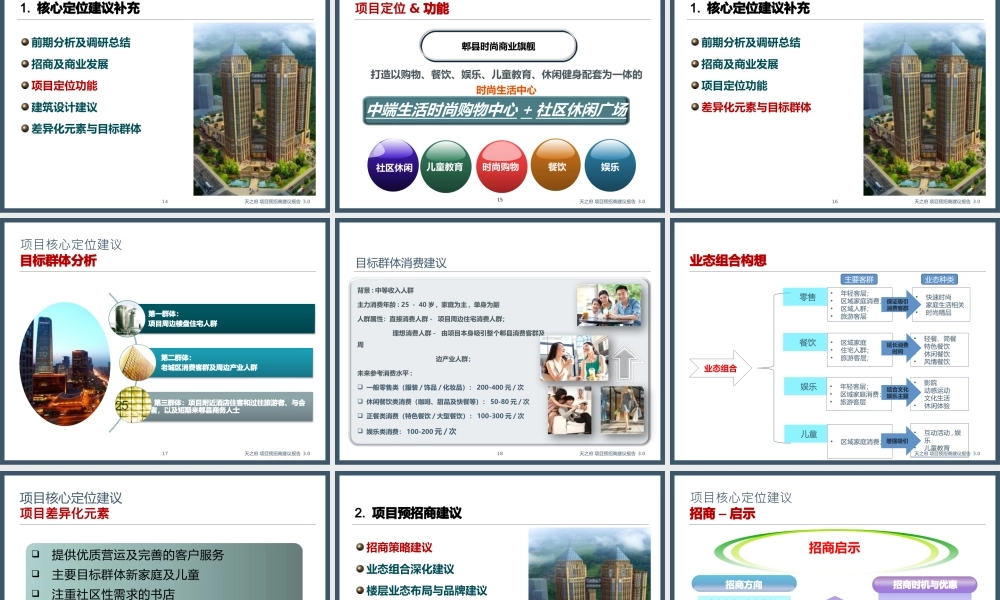 天之府时代豪廷项目-预招商方案