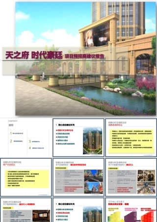 天之府时代豪廷项目-预招商方案