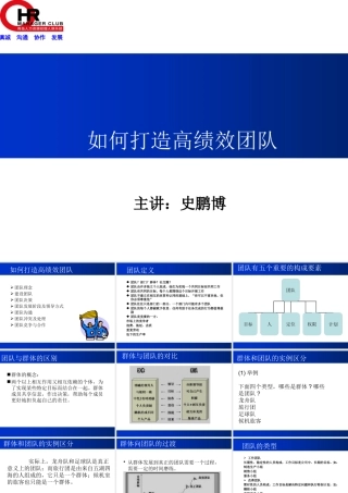 如何打造高绩效团队1