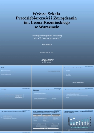 某公司简介及咨询顾问职业生涯发展