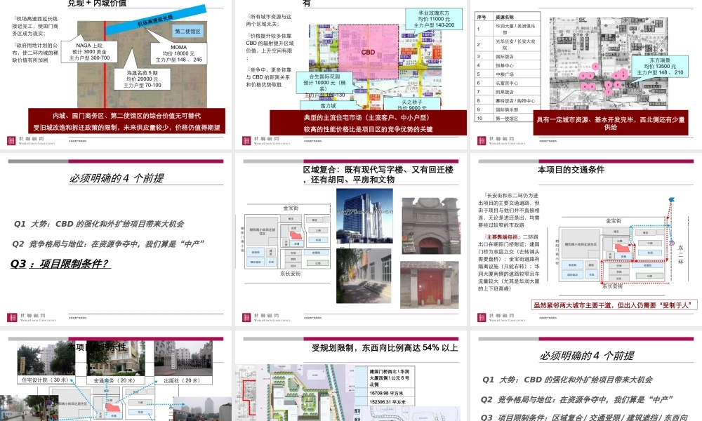 某公司建国门项目定位报告