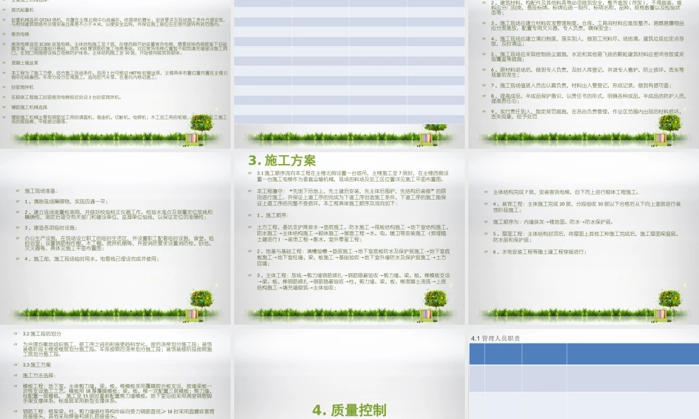 施工组织评审汇报(1)