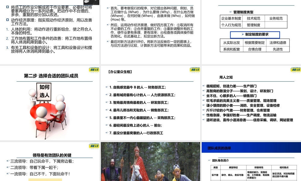 如何打造高绩效团队讲座课件