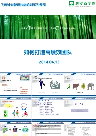 如何打造高绩效团队培训课程
