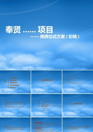某公司揭牌仪式方案
