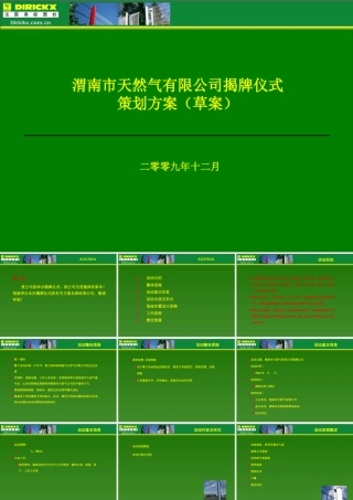 某公司揭牌仪式活动策划方案