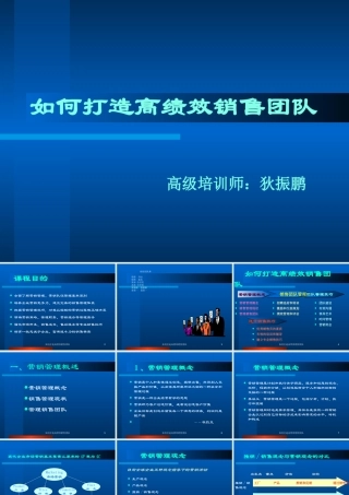 如何打造高绩效销售团队综合概述