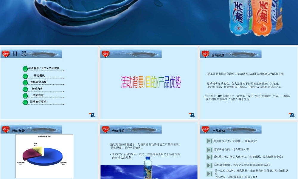 娃哈哈“激活。爱无所不在”策划案2