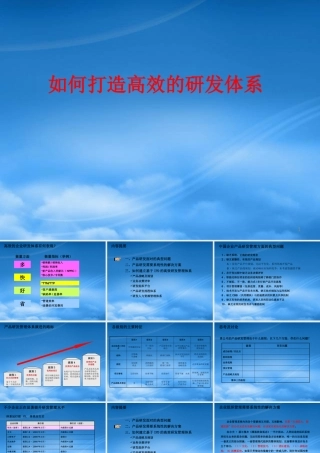 如何打造高效的研发体系(PPT 76页)