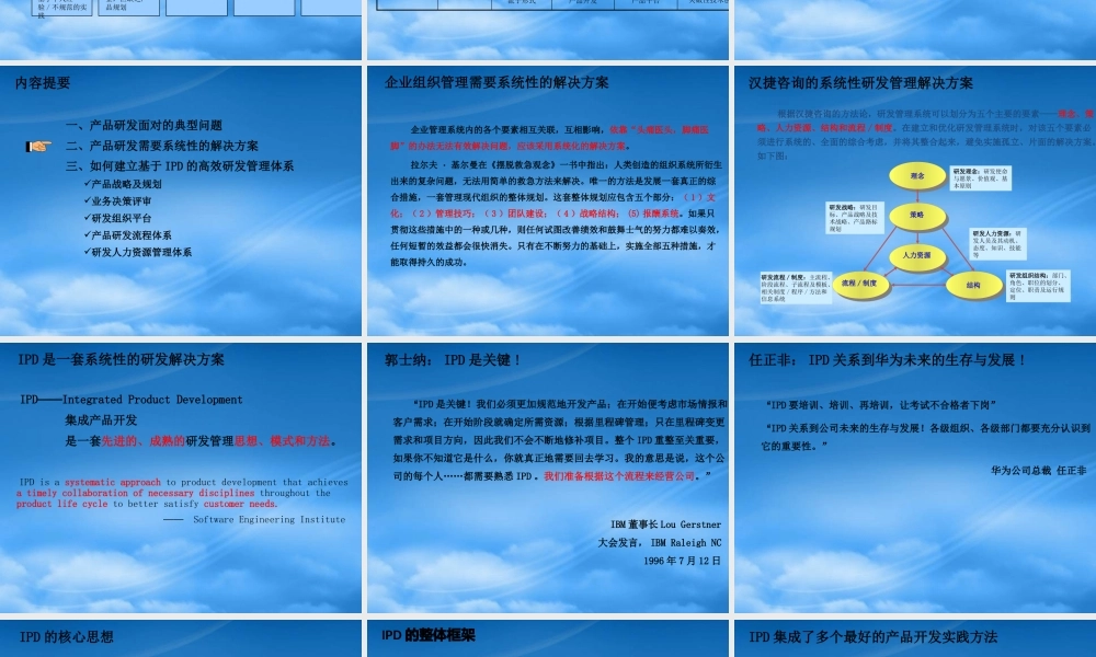 如何打造高效的研发体系课件