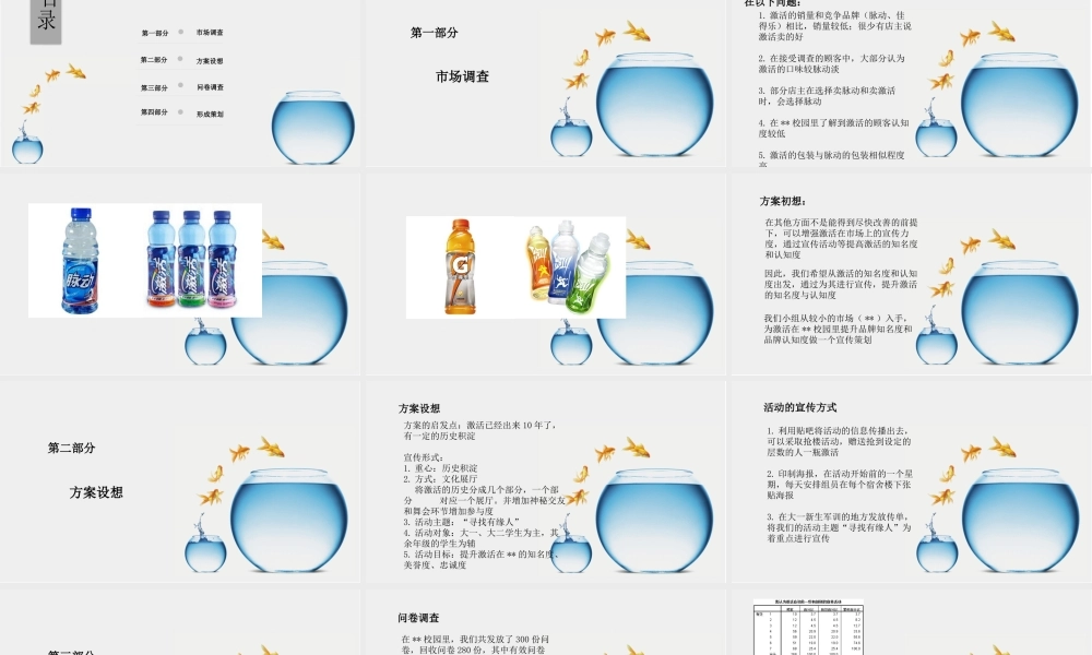 娃哈哈激活策划