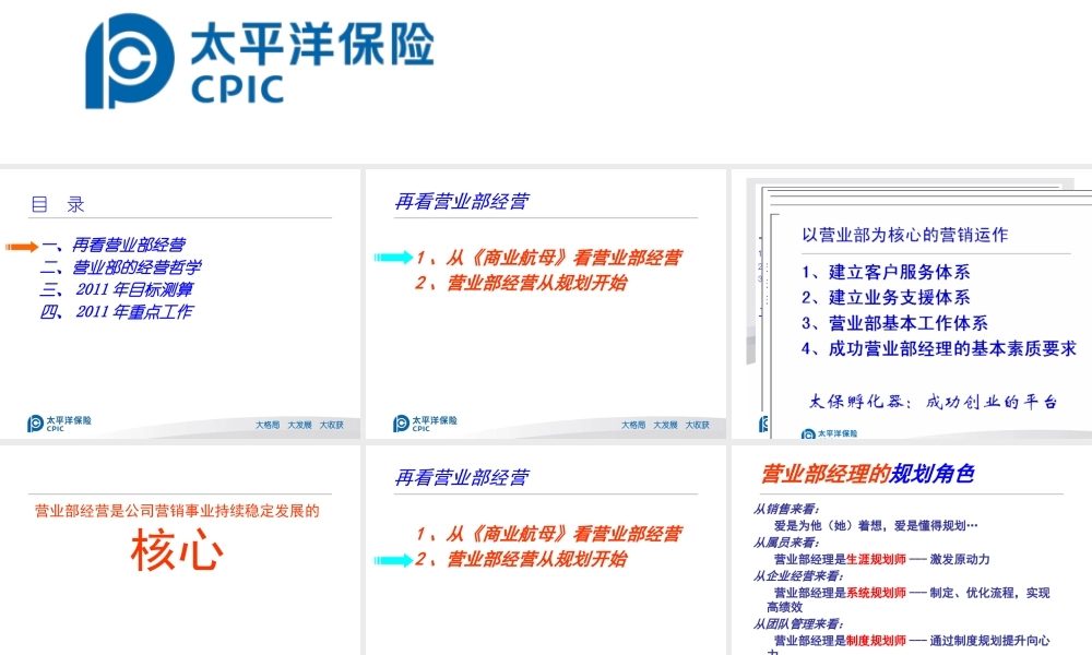 某公司经营发展规划研讨概述