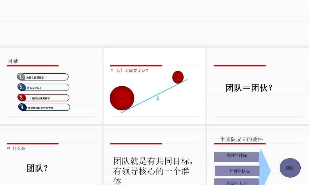 如何打造高效能的团队讲座