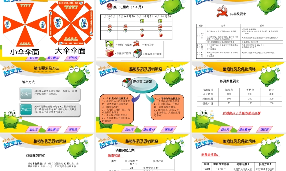 娃哈哈益生元推广方案
