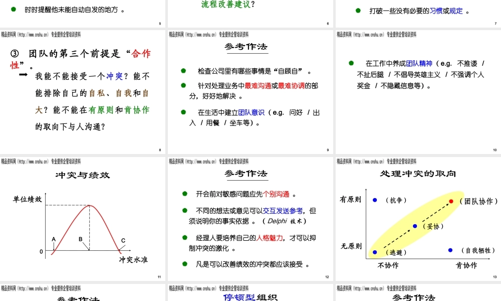 如何打造高效团队(ppt 40页)7