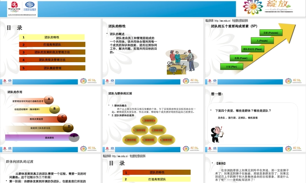 如何打造高效团队(ppt 43页)