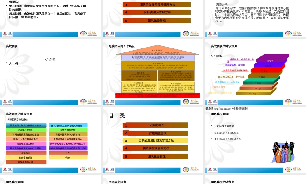 如何打造高效团队(ppt 43页)