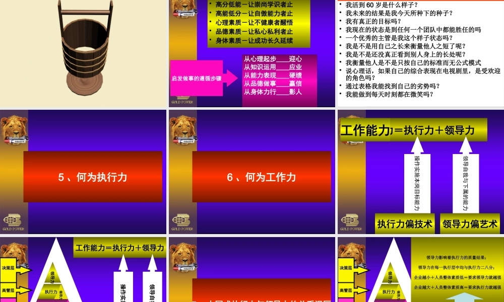 如何打造高效团队(ppt 62页)