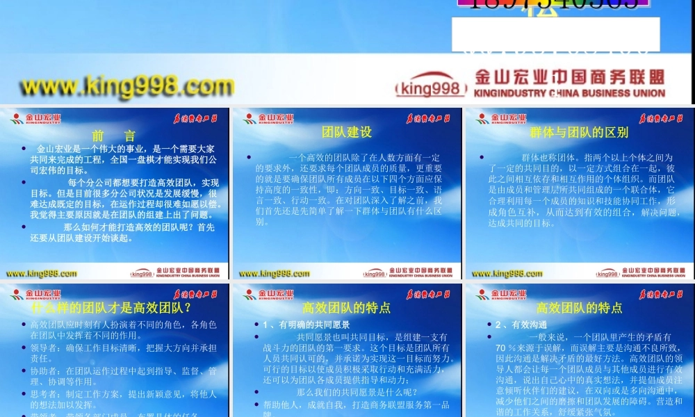 如何打造高效团队讲座
