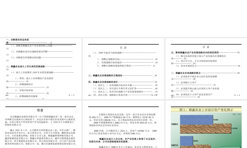 某公司经营战略问题诊断报告