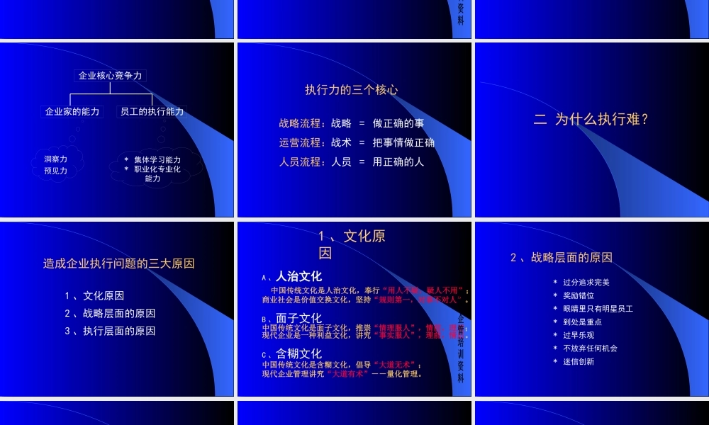 如何打造高效执行力(ppt 42页)