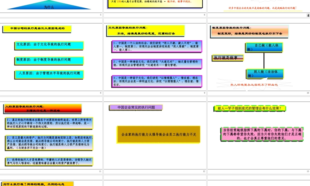 如何打造高效执行力(PPT 80页)