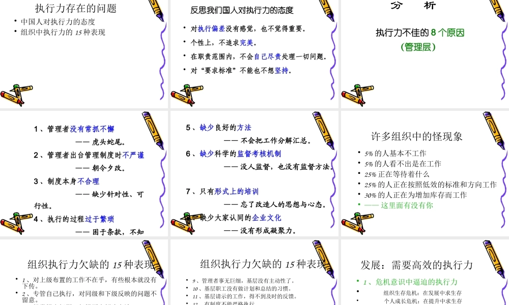 如何打造高效执行力（PPT57页)