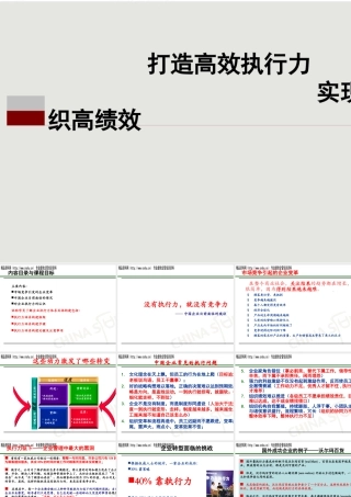 如何打造高效执行力实现组织高绩效