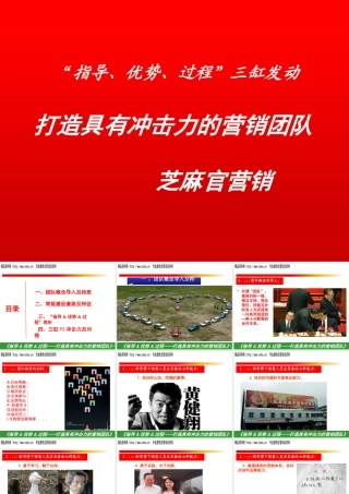 如何打造具有冲击力的营销团队(ppt 45页)