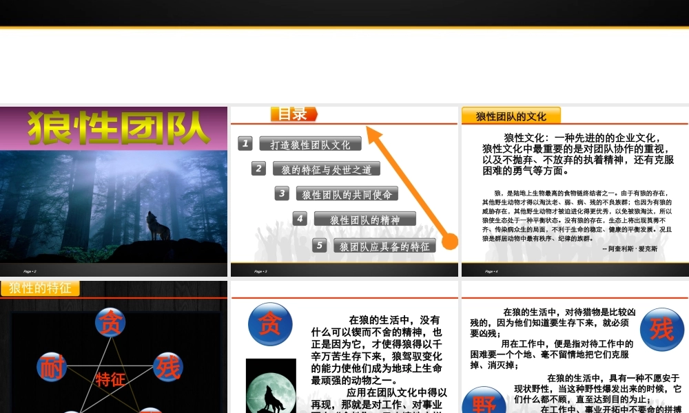 如何打造狼性团队