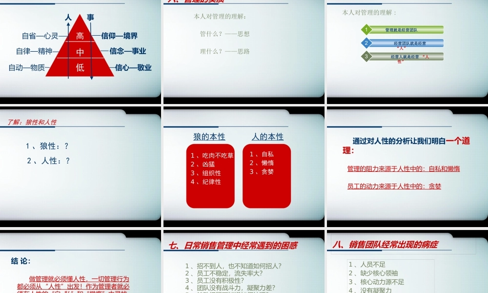 如何打造狼性销售团队(PPT 61页)