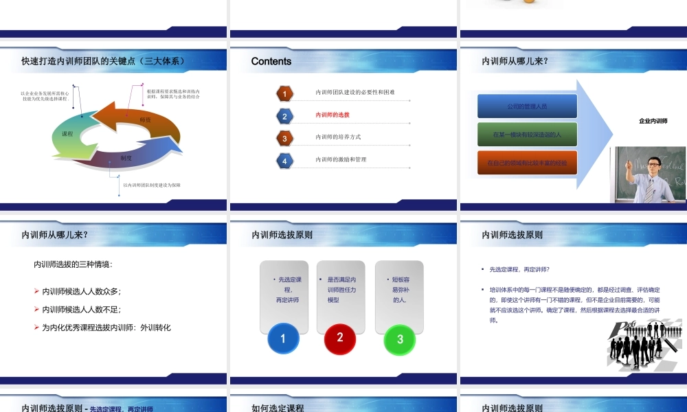 如何打造内训师团队