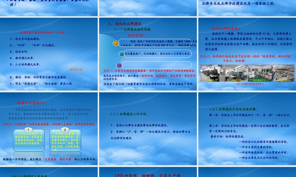 如何打造品牌学校