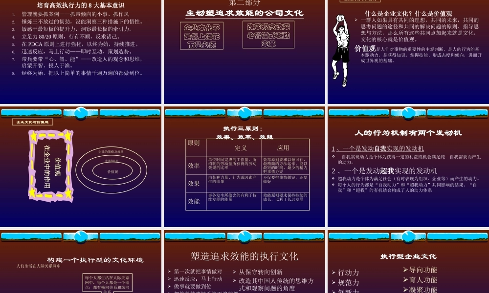 如何打造企业的执行力(PPT 60页)