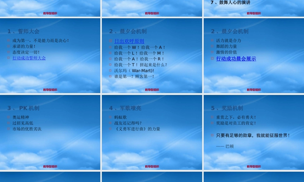 如何打造企业战斗力