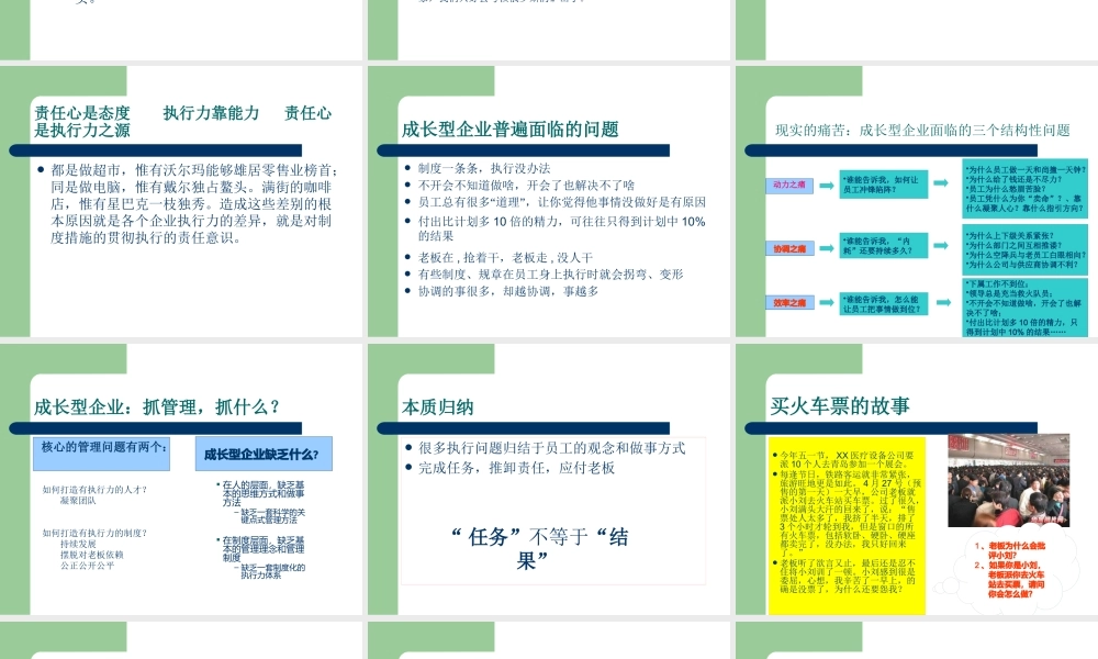 如何打造企业执行力(PPT 45页)
