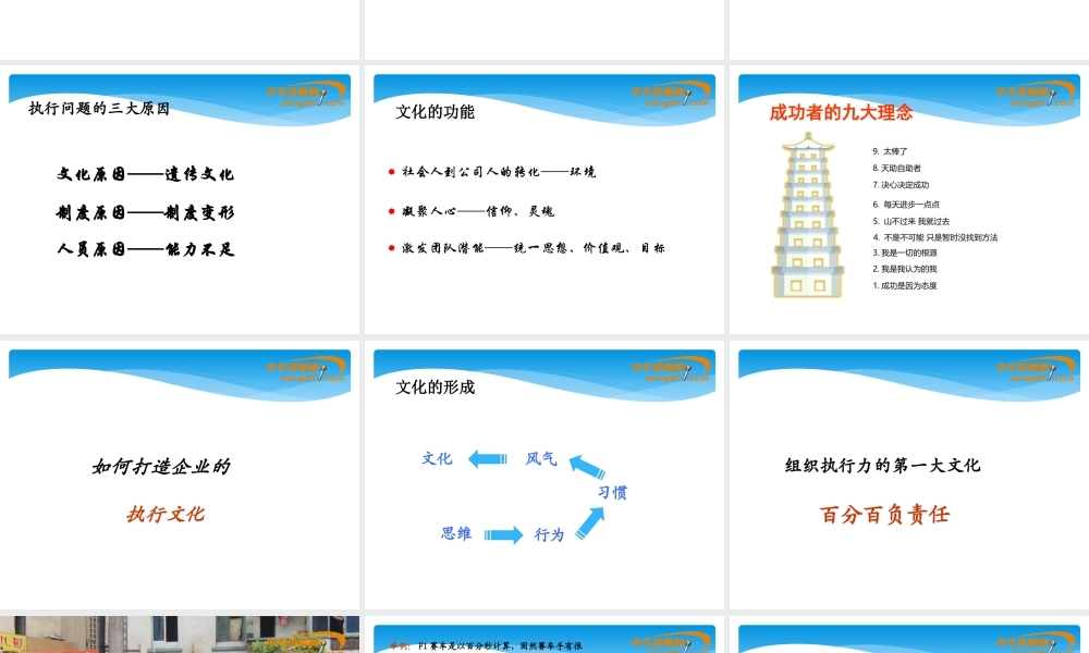 如何打造企业执行力文化