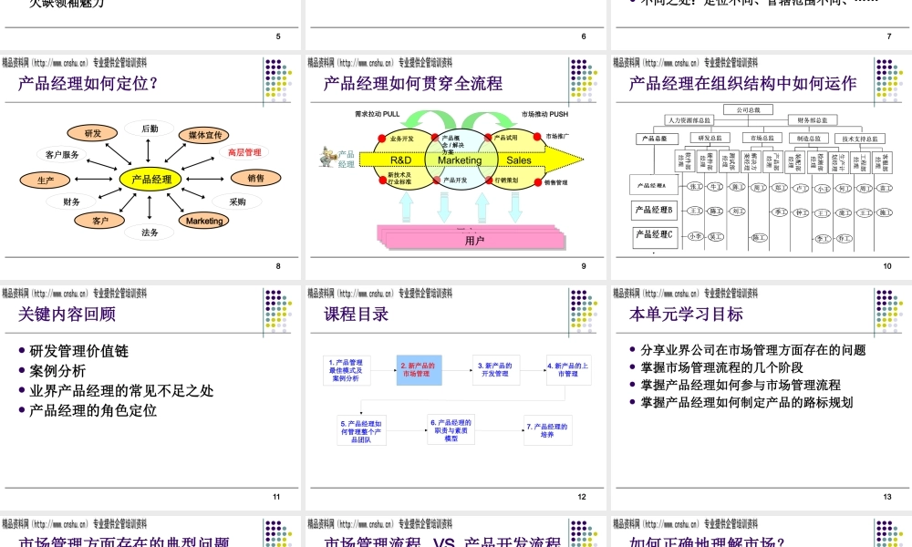 如何打造全方位的产品经理
