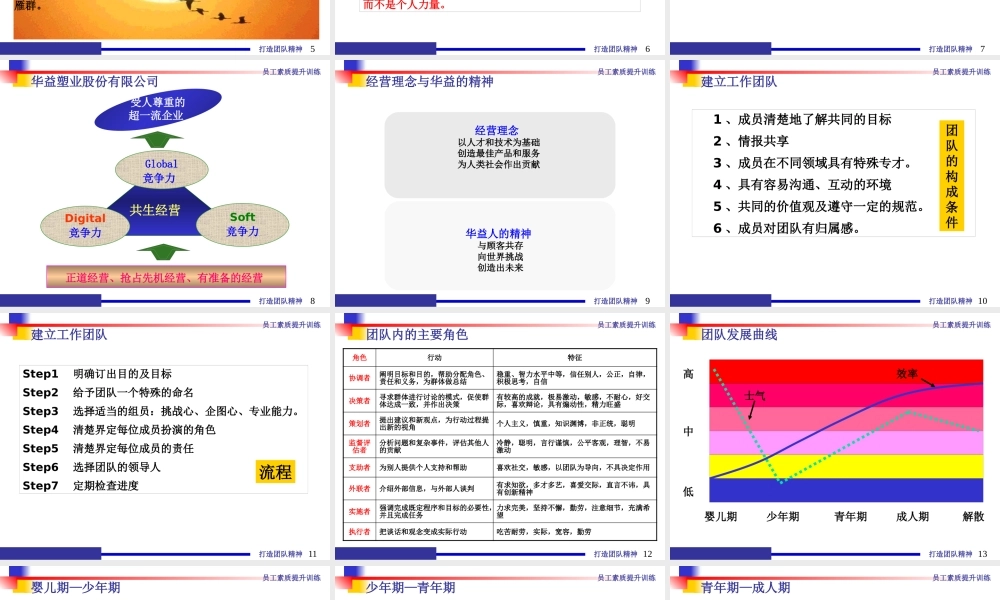 如何打造团队精神(PPT 30页)