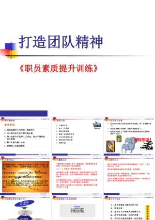 如何打造团队精神(PPT 30页)