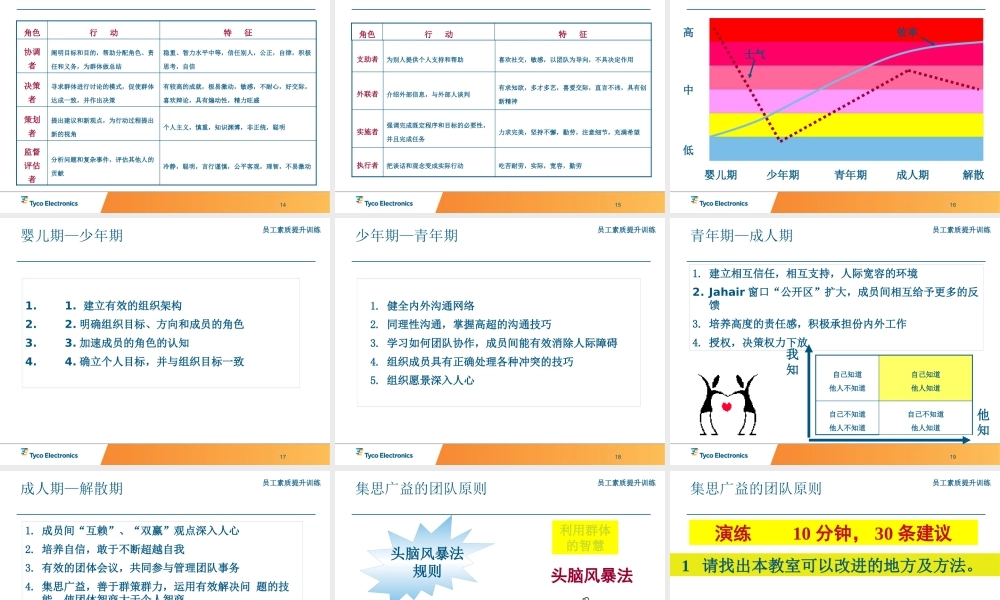 如何打造团队精神(PPT 页)