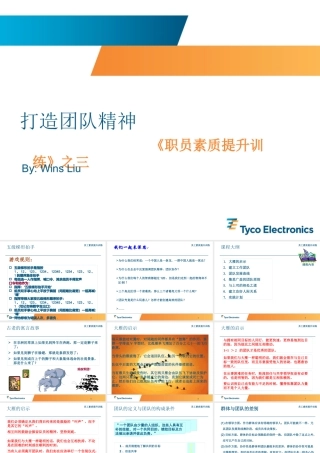 如何打造团队精神(PPT 页)